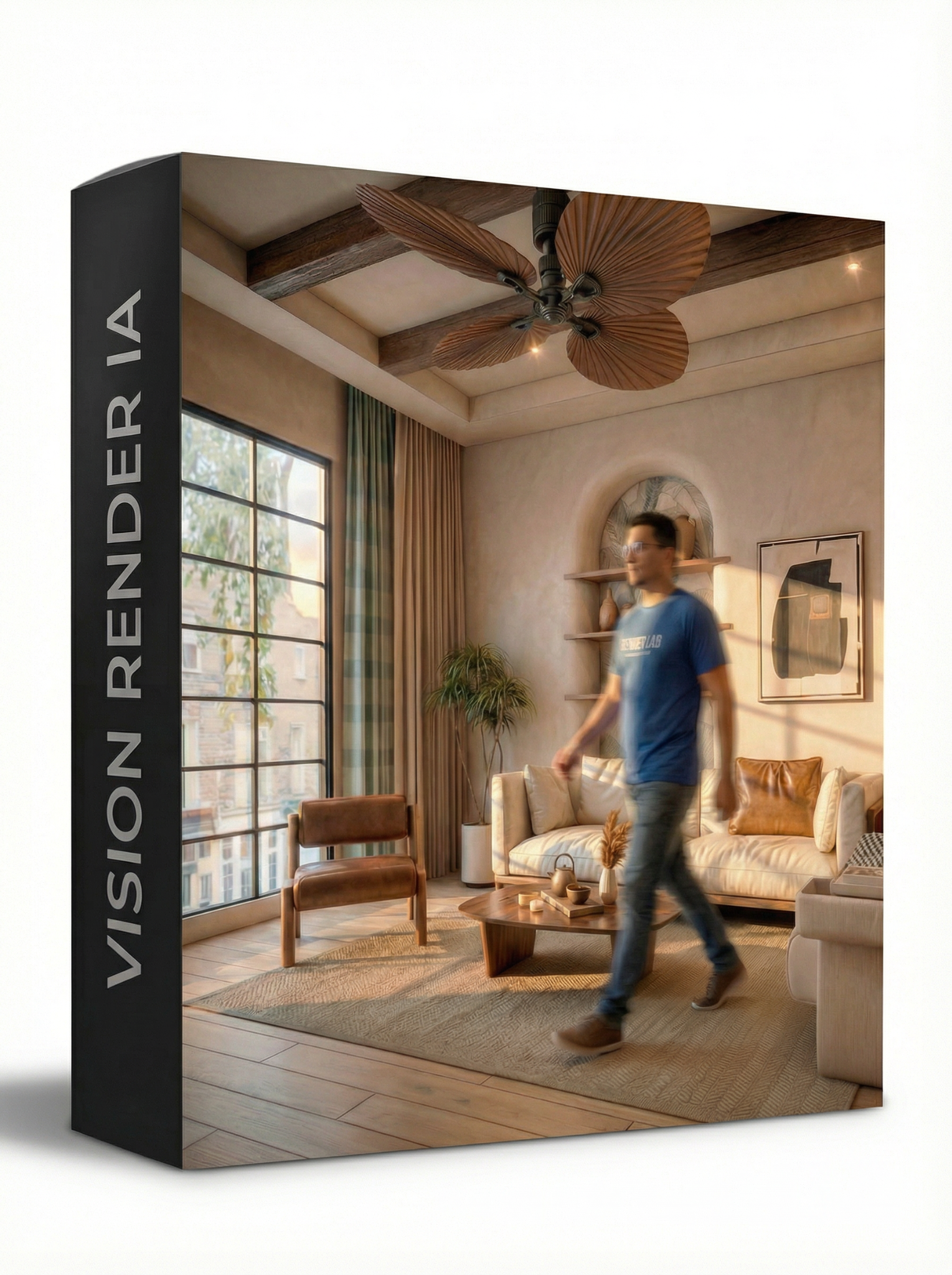 Mockup do treinamento Vision Render IA